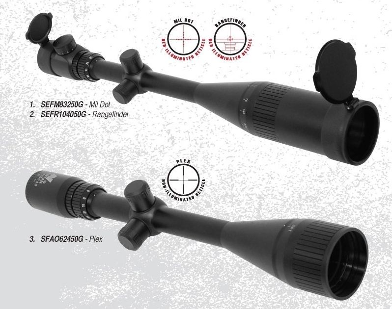 NC Star 6 24x50 Long Range Scope Rangefinder  