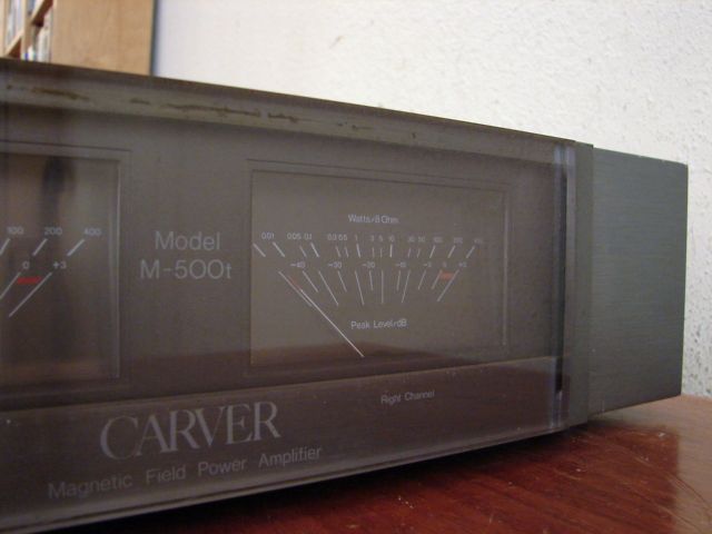 CARVER M 500T POWER AMPLIFIER 250WPC  