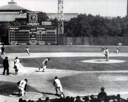 1960 World Series Forbes Field Clemente photo bw716  