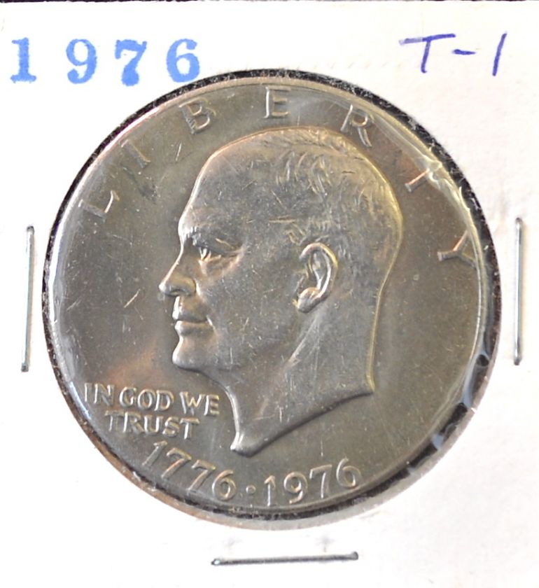 1976 Bicentennial IKE DOLLAR Type I Condition AU BU  