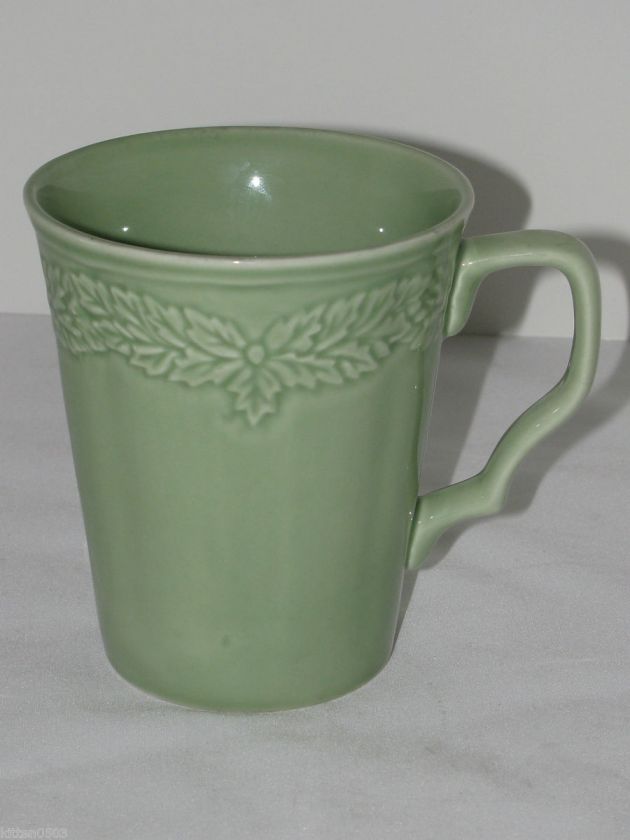 Beautiful 222 Fifth Avignon Celadon Coffee Cup or Mug Beautiful Green 