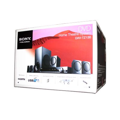 Sony DAV TZ130 BRAVIA 5.1 Channel Home Theater System  Brand New in 