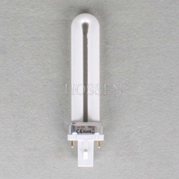 2pcs 7W UV Lamp Tube U Shape Bulbs for UV Lamp Gel Lamp Nail Curing 