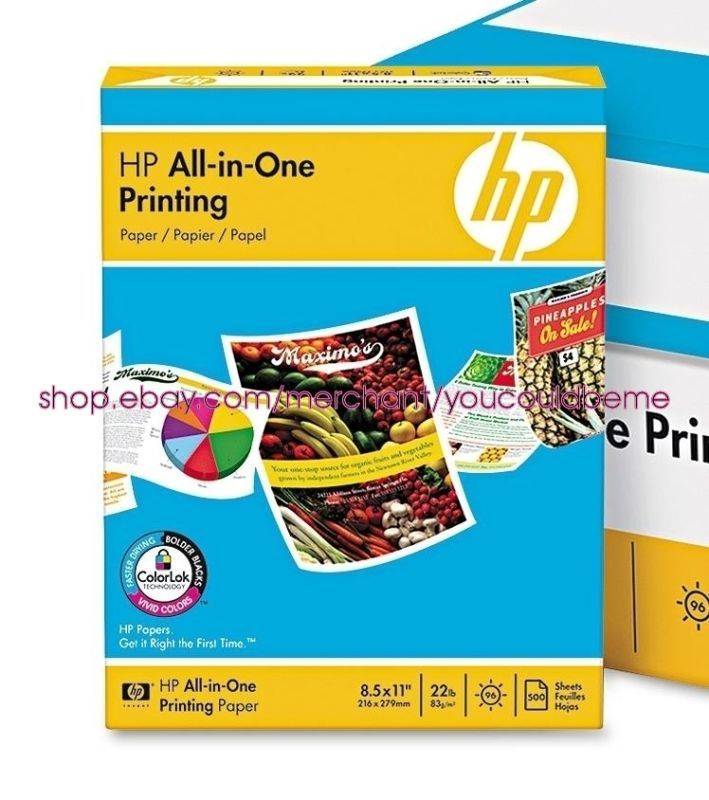 HP All In One Paper printer printing 500pk inkjet ink 764025207003 