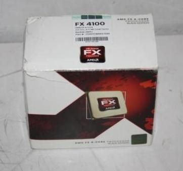 AMD FX4100 Black Edition Quad Core 3.6 GHZ Computer Processor CPU AM3 