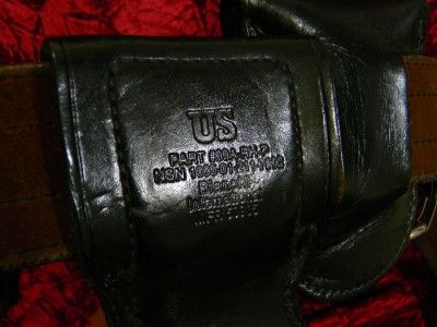   Vintage Leather Revolver Ammo Holster Handcuff Pouch 38 32 25  