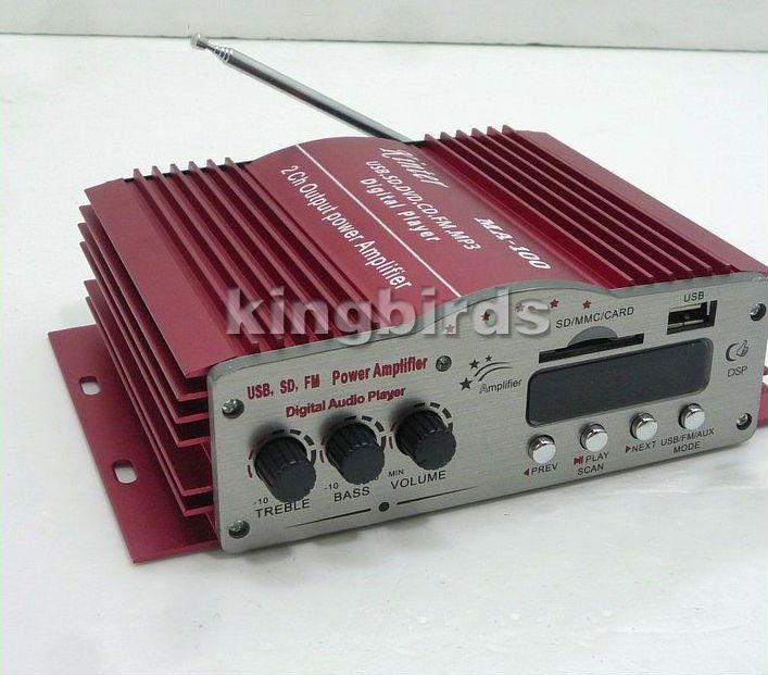   FM Motocycle HiFi Amplifier support  player Car Amplifier home PC