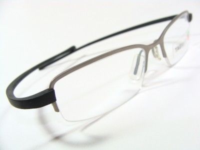 TAG HEUER EYEGLASSES 3500 TITANIUM BLACK SILVER NEW AUTH  