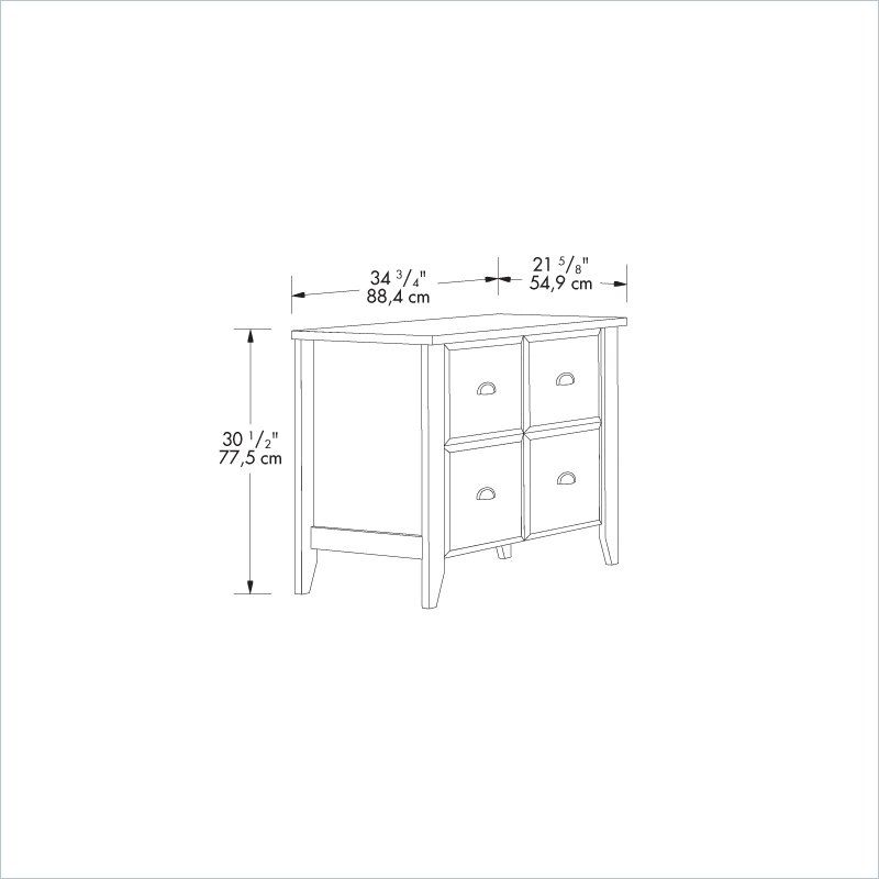   Shoal Creek Lateral File Jamocha Filing Cabinet 042666611633  