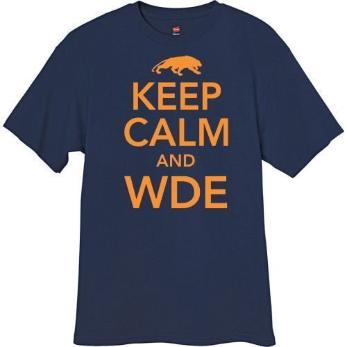 Keep Calm Auburn Football Fan Shirt Men/Unisex Large  