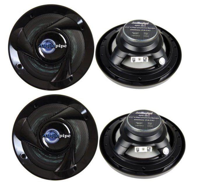 New AUDIOPIPE APT 1611 6.5 500W Car Slim Speakers  