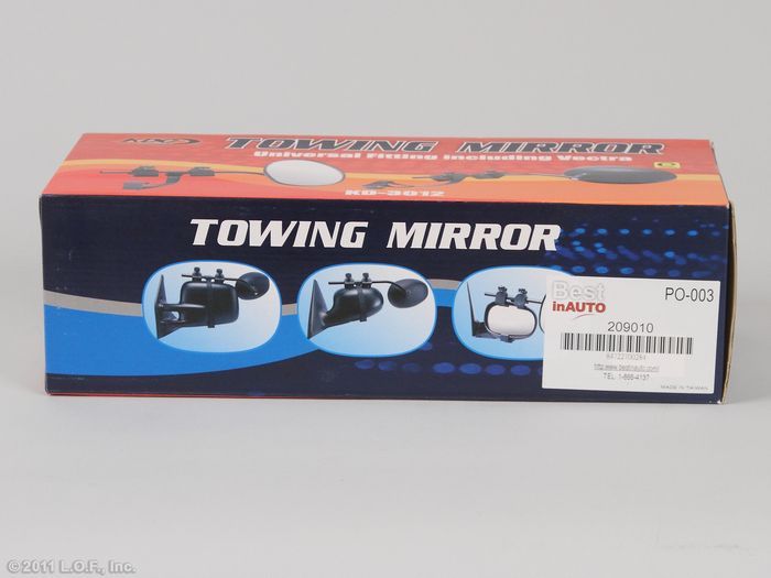 Universal Clamp Strap On Trailer Towing Tow Mirror Pair  