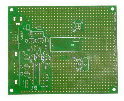 ATMEL AVR P40 8535 prototype board ATMega8535 ATmega16  