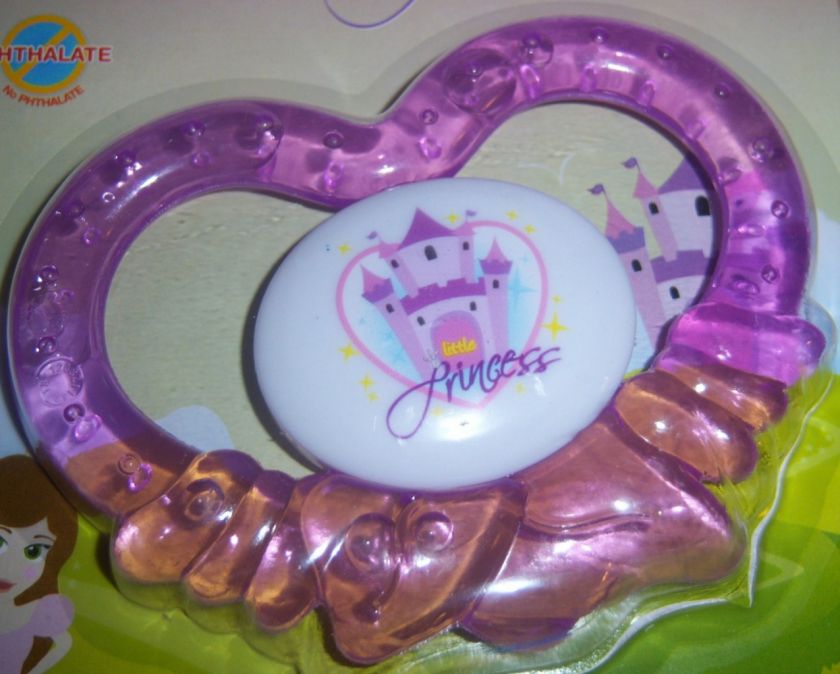   PRINCESS WATER FILLED TEETHER, CASTLE, BABY SHOWER, DIAPER CAKE  