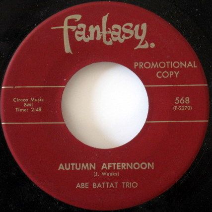 ABE BATTAT Autumn Afternoon / Once Is Enough JAZZ 45  