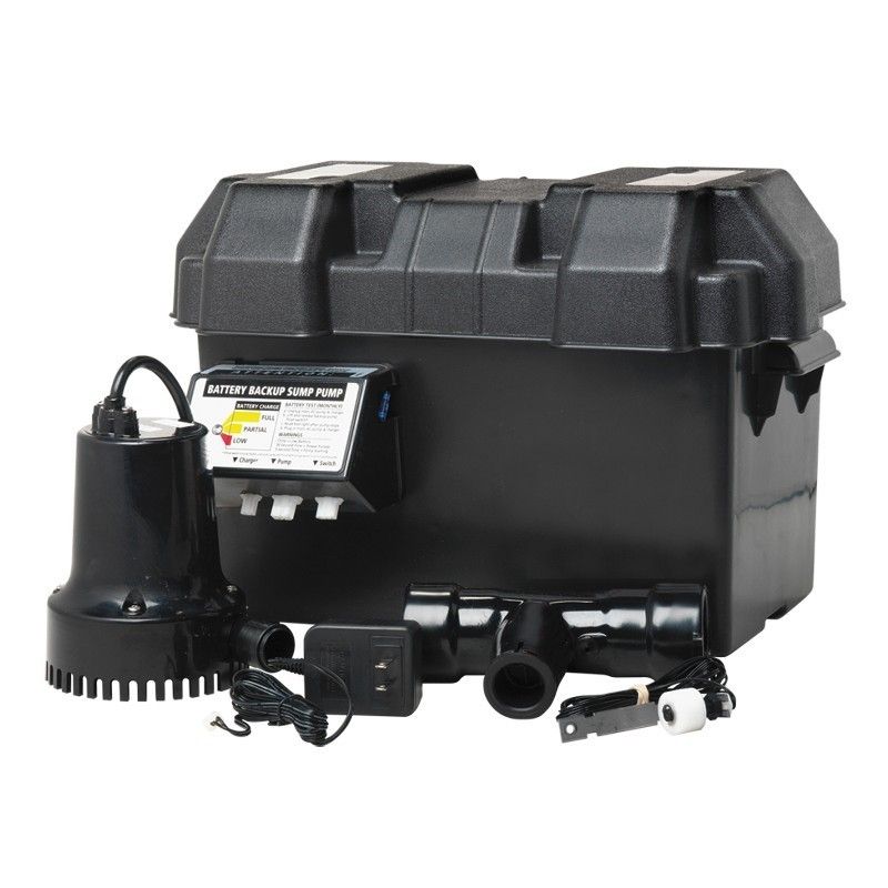 WAYNE 12V Battery Powered Backup Sump Pump System ESP15  