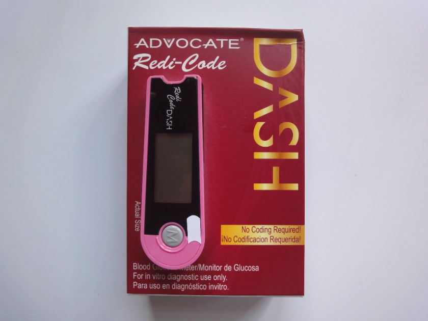   TD 4276 REDI CODE DASH BLOOD GLUCOSE METER PNK 894046001295  