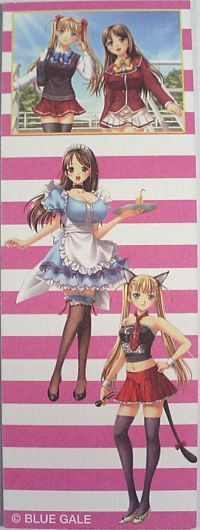 PROMO BOOKMARK ONICHICHI Marina Airi Akitsuki Maid RARE  