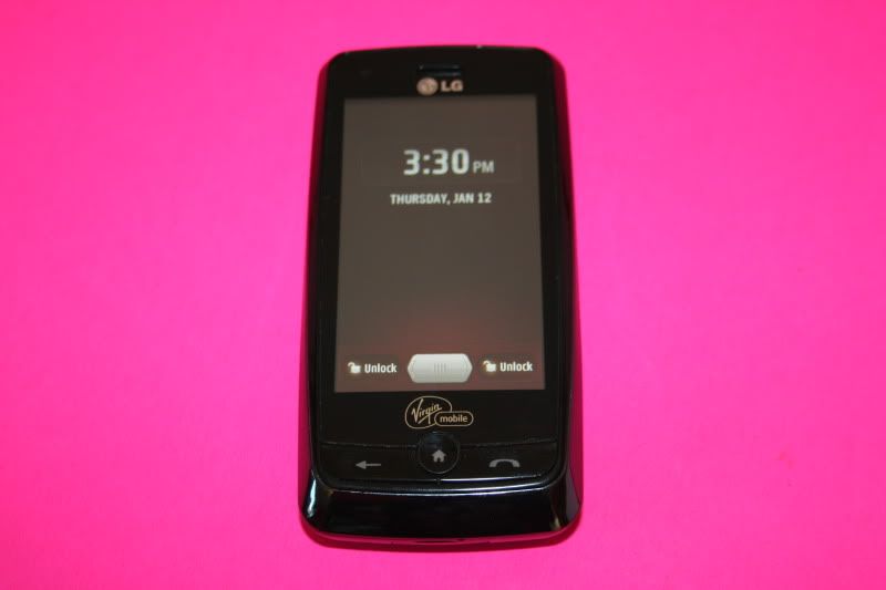 Virgin Mobile LG Rumor Touch VM510 Cell Phone CDMA 2MP Camera Clear 