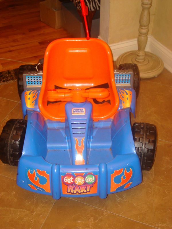 FISHER PRICE POWER WHEELS GET SET GO GO CART CAR ~ EUC  