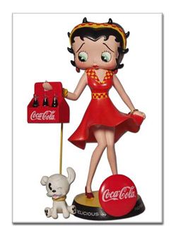 BETTY BOOP COCA COLA #3 FRIDGE MAGNET  