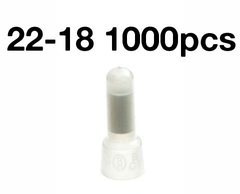 1000 22 18 Closed End Wire Crimp Connectors  