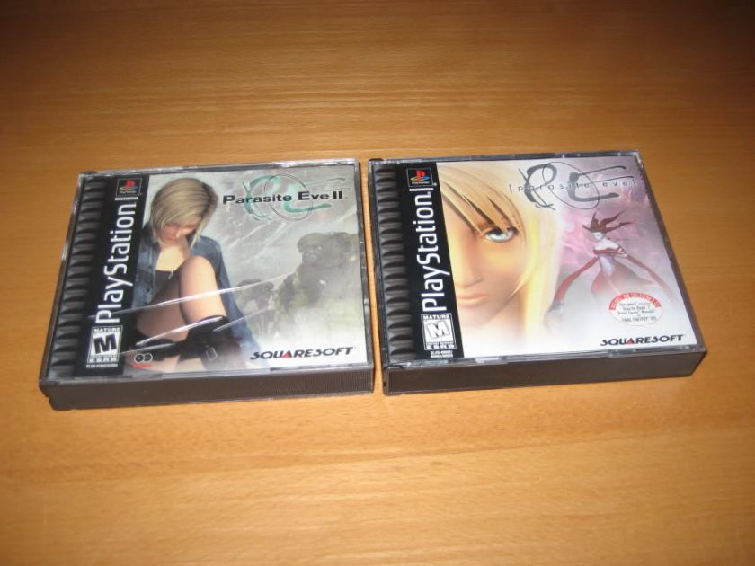 Parasite Eve + Parasite Eve II 2 Playstation Complete  