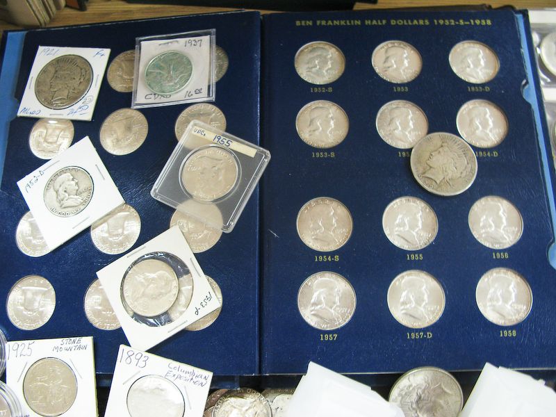   Coin Collection Lot 176 Pounds Silver Dollars Dates Sets & More  