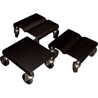 WelBilt Snowmobile Dollies Set of 3 1500lb Cap #404550  