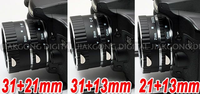 Metal Mount Auto Focus Macro Extension Tube for CANON  