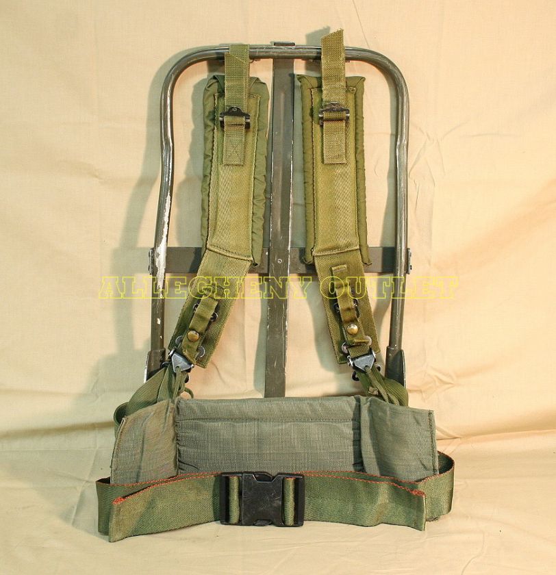 USGI ALICE PACK FRAME ONLY w/Straps & Kidney Pad GOOD  