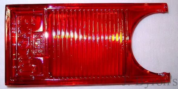 RUBY RED CARNIVAL GLASS COLGATE SOAP WASHBOARD DISPLAY  