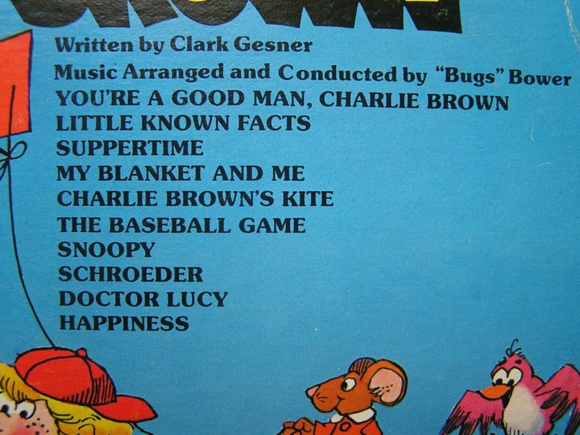 PEANUTS 1974 LP YOURE A GOOD MAN CHARLIE BROWN SONGS  