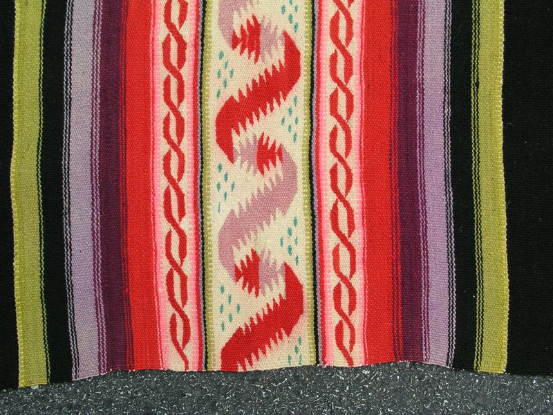 Antique Saltillo Serape Rio Grande Vallero Star Blanket  