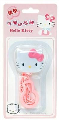 HELLO KITTY STYLISH PACIFIER HOLDER PINK  