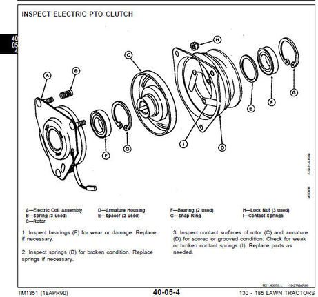   160 165 170 175 180 185 Lawn Garden Tractor Mower Repair Manual  