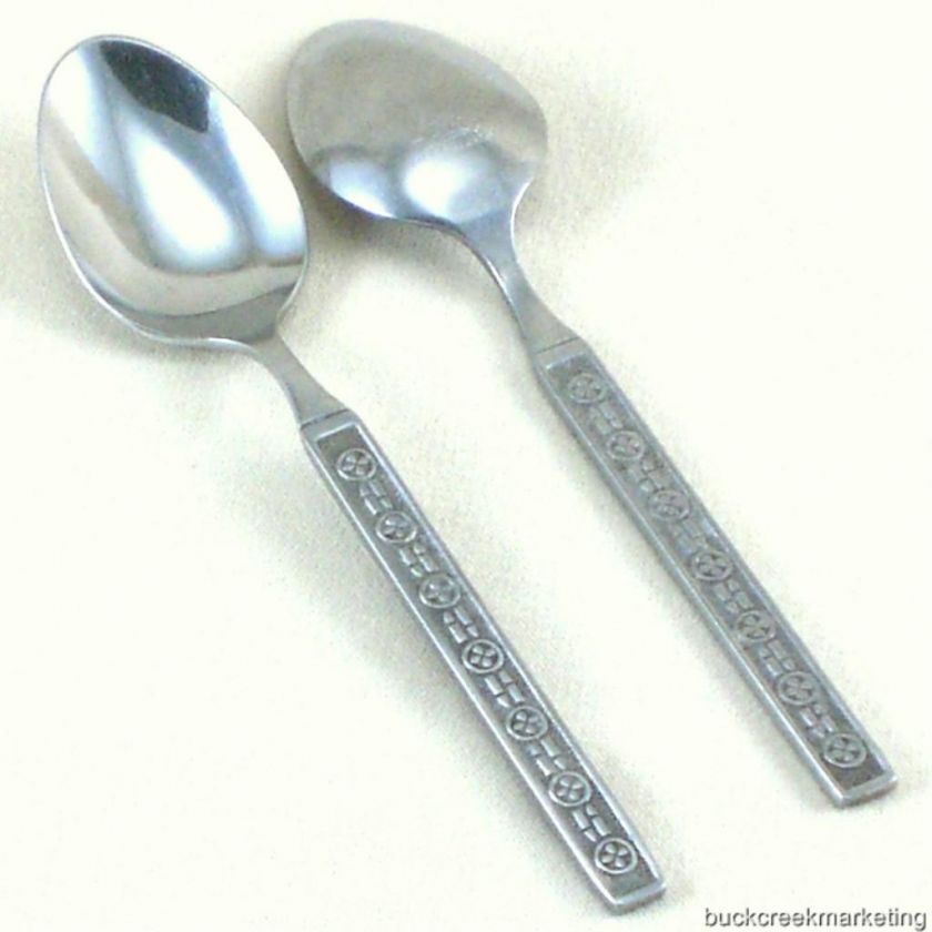   Roberts Silver Crown Eames Modern Retro Stainless Flatware Japan