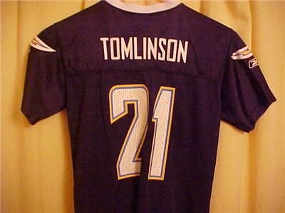   TOMLINSON SD CHARGERS Reebok NFL Team Apparel JERSEY KIDS 7 LARGE