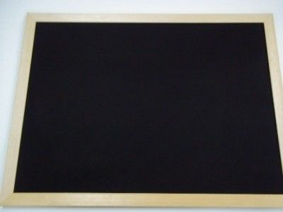 18 X 24 WOOD FRAMED FELT BULLETIN BOARD MESSAGE BLACK  