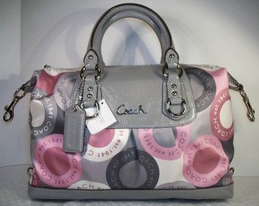 COACH ASHLEY SNAP HEAD SATCHEL BAG PURSE 15451  