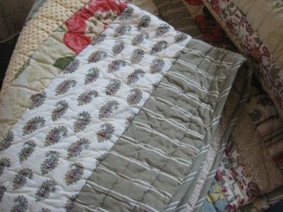 POTTERY BARN BLOOMIE PATCHWORK QUILT~KING/CAL K~NEW~  