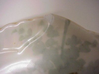 ANTIQUE PORCELAIN LIMOGES DEPOSE PLATES SET 4  