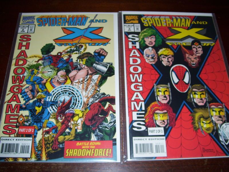 Marvel Comics Spiderman and X Factor Comic Lot  