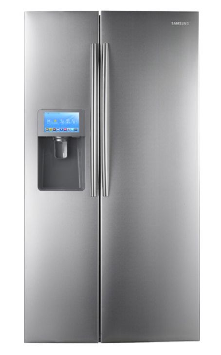 NEW Samsung Real Stainless Steel 30 Cu Ft Side by Side Refrigerator 