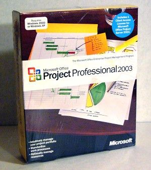 Microsoft Office Project Professional 2003 H30 00979  