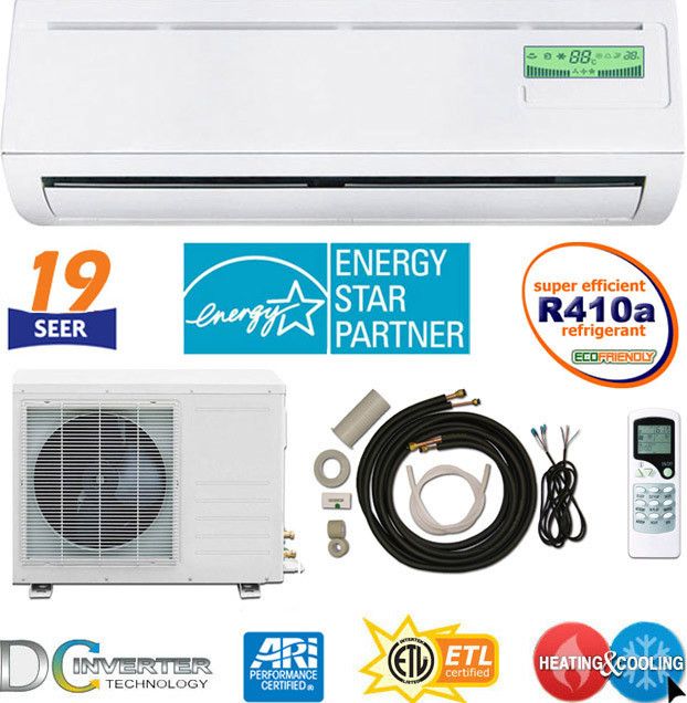 ENERGY STAR   Inverter DC Ductless Mini Split Heat Pump  