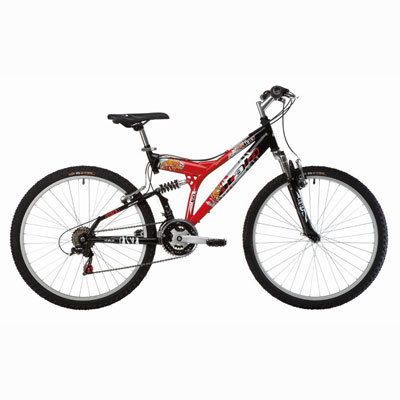 ATALA MTB MOUNTAIN BIKE TIGER 26 ROSSA E NERA SHIMANO  