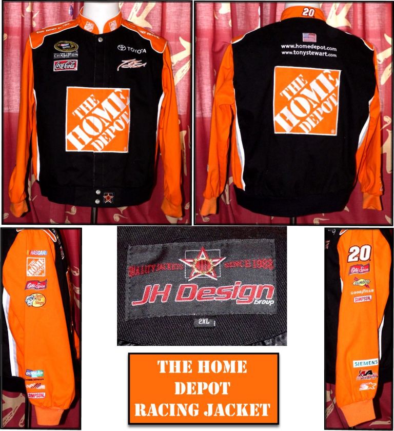 NWOTTony Stewart #20 Gibb Racing  NASCAR Jacket  