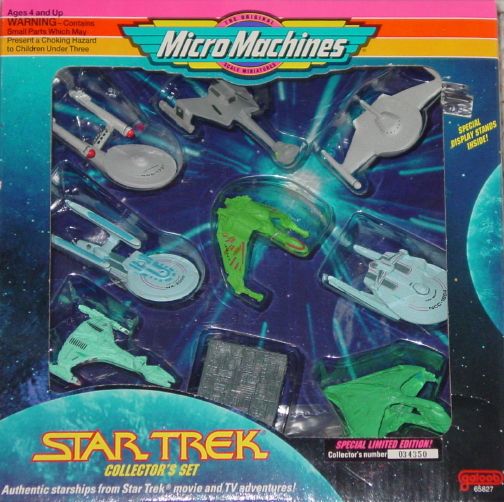   set authentic starships form the star trek movie tv adventures galoob