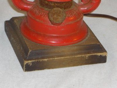 Vintage DIETZ   RANCH CRAFT Railroad Lantern TABLE LAMP  